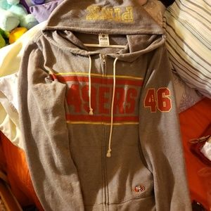 PINK Victoria's Secret 49ers hoodie